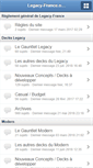 Mobile Screenshot of legacy-france.org